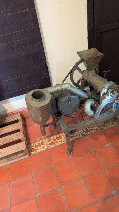 Coffee grinder in museum