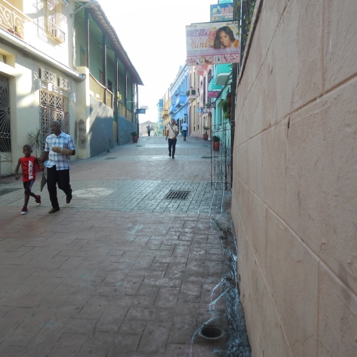 Enramada Street in Santiago