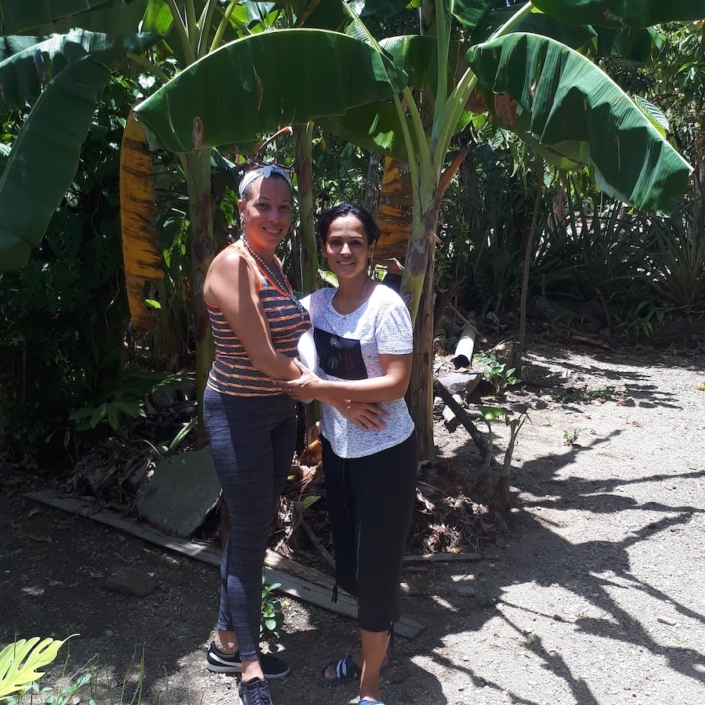 Lisbet on her farm in Baracoa