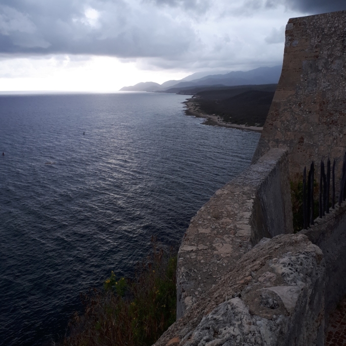View from Castillo Moro in Santiago de Cuba