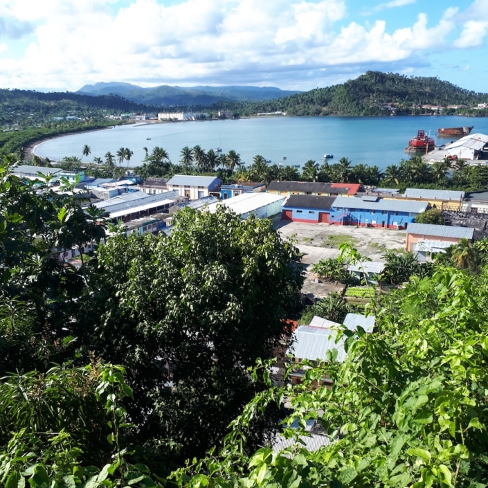 View of Baracoa from air b&b